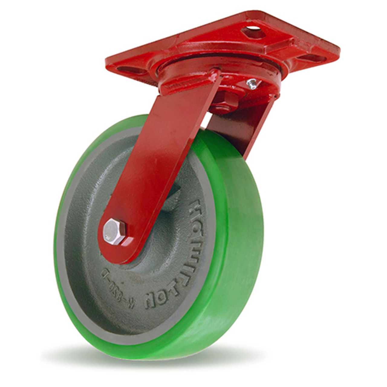 S-HS-8DB Hamilton HS Swivel Caster 8x2 Poly Wheel