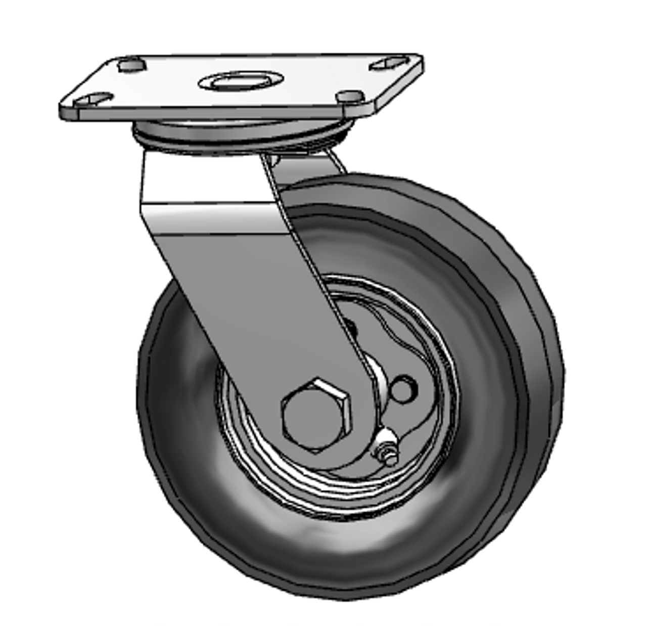 72AF08501S Albion 8" pneumatic swivel caster