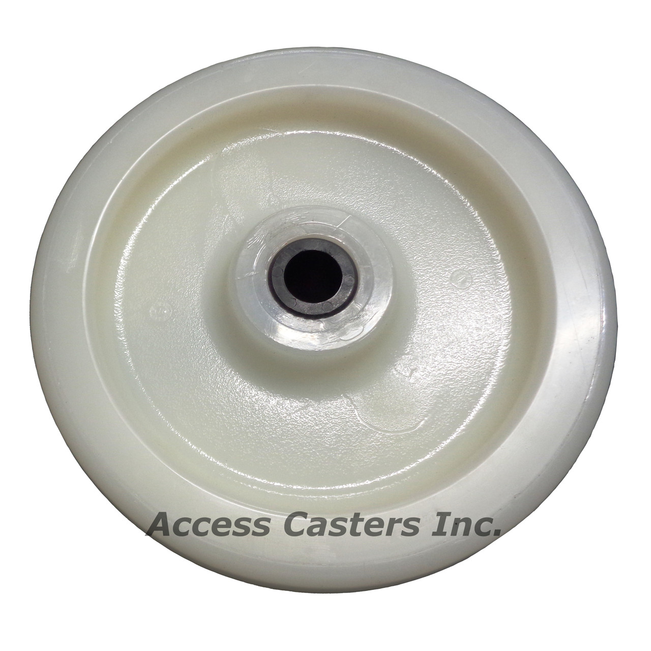 8" x 2" White Nylon Wheel