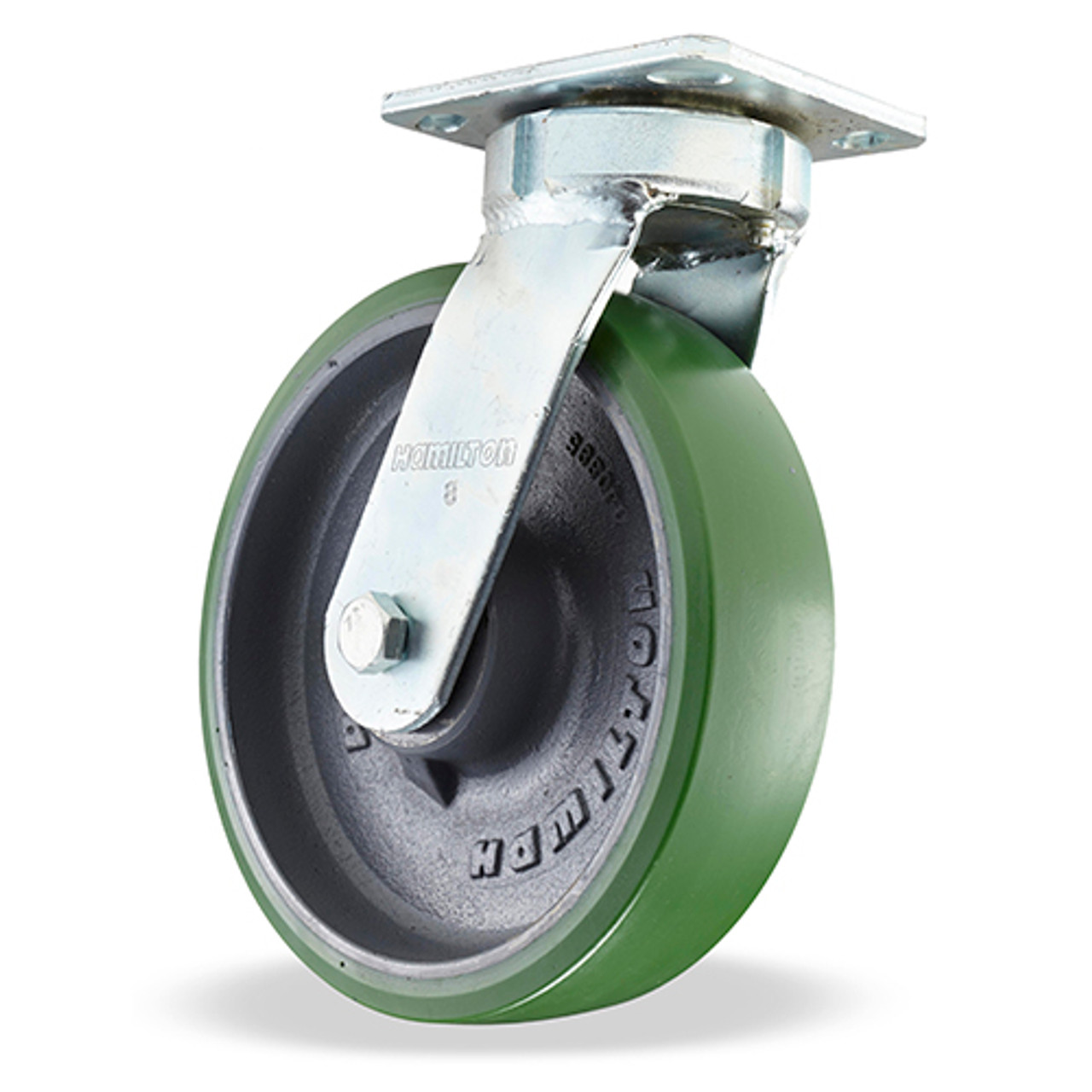 S-52K-8DB 8 Inch Kingpinless Swivel Caster with Duralast Wheel