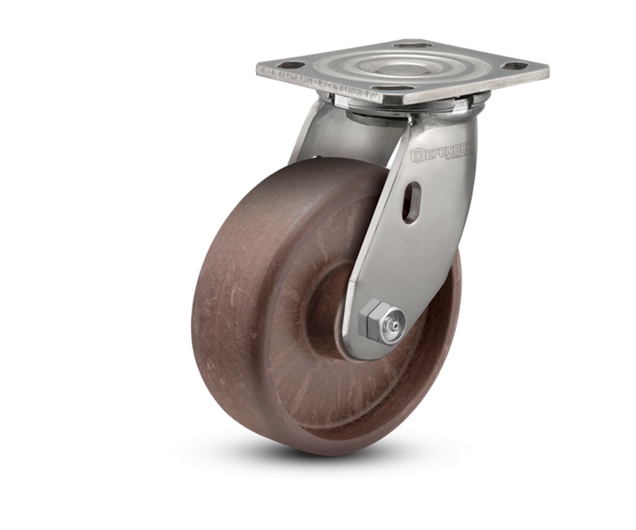 D4.08109.839 HT SS WB29 8 inch Stainless Steel Swivel Caster Thermo Hi-Temp Wheel