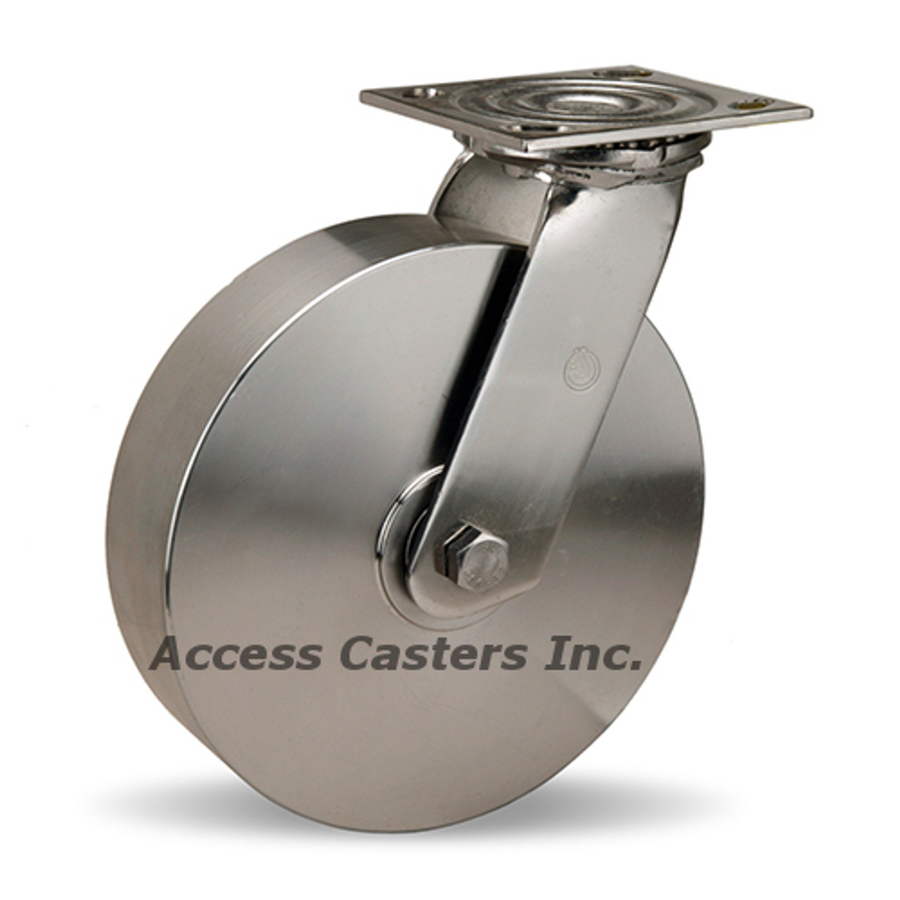S-STA-8S 8 inch stainless steel swivel caster with Stainless Steel wheel