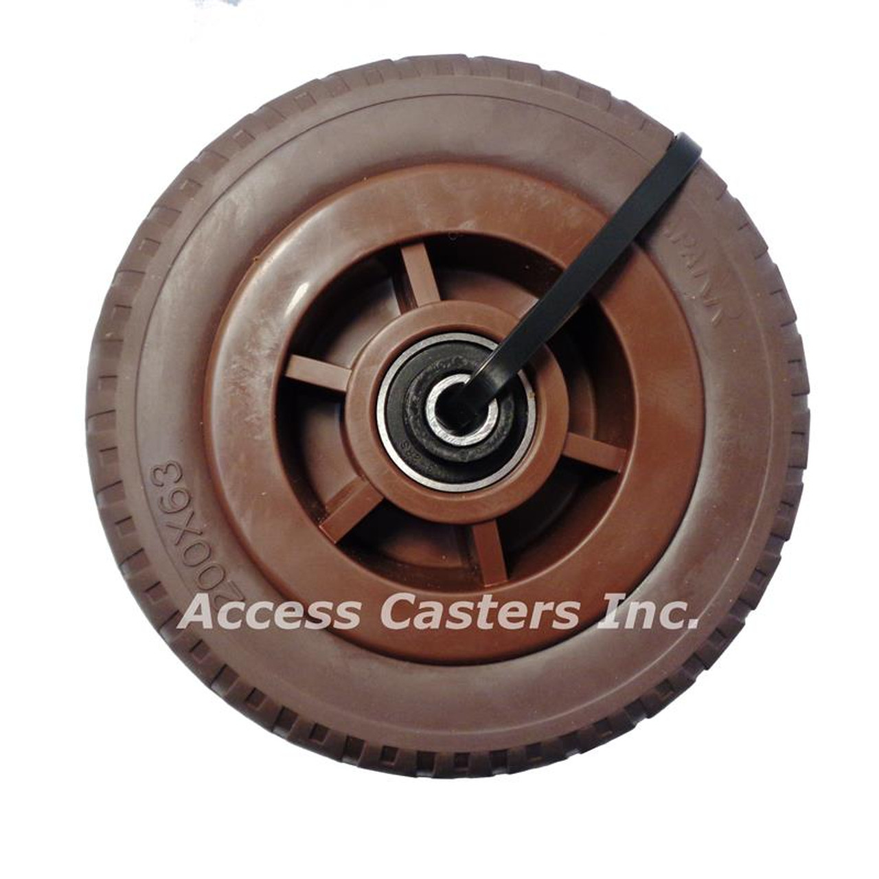 ACSP80KM62 8" x 2-1/2" solid rubber cushion pneumatic type wheel