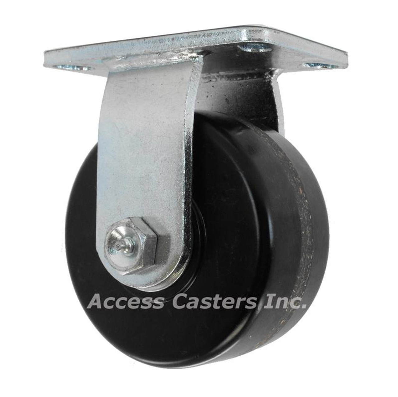 10DPH58R 10" Heavy Duty Rigid Caster with Phenolic Wheel