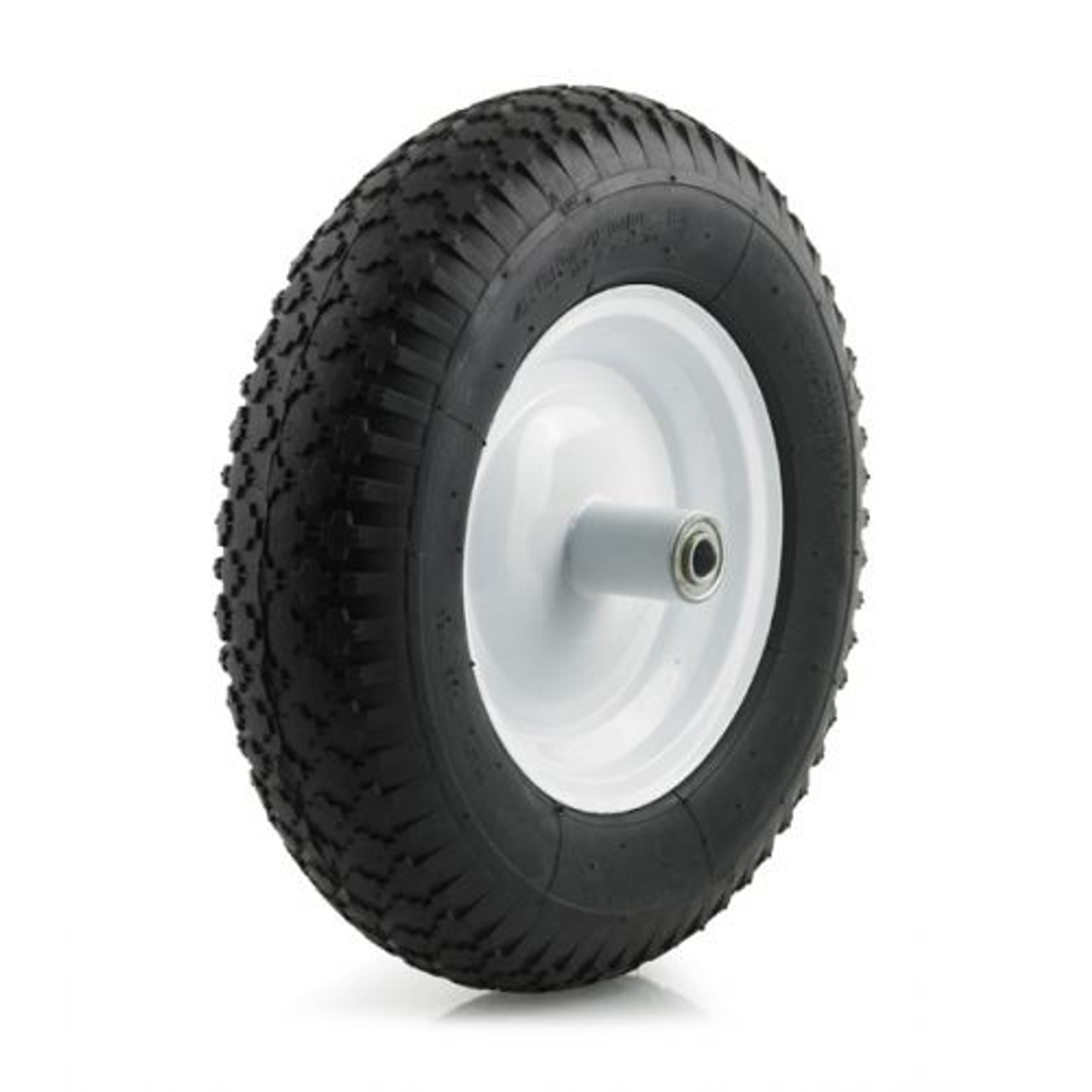 PN16X4KN6HL58  16" Wheelbarrow Wheel, Knobby Tread 480/400-8