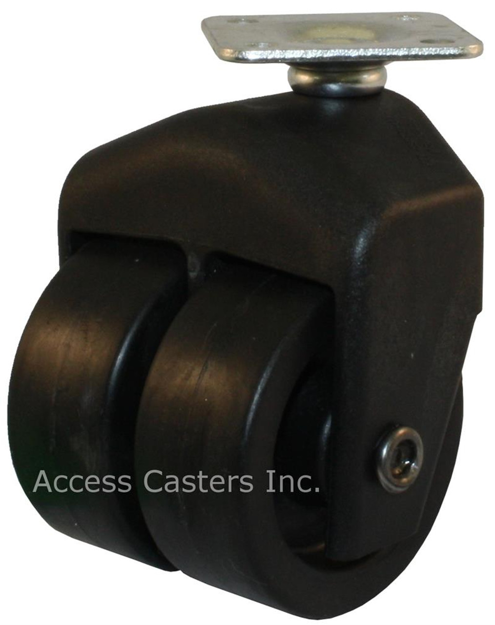 205-2XPP-00 2 Inch X-Caster High Capacity Low Profile Dual Wheel Caste