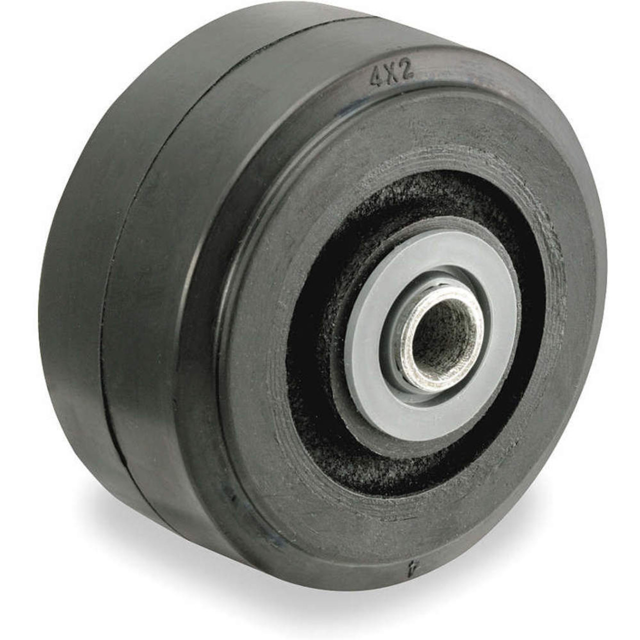 MR0420112  Albion 4" x 2" moldon rubber wheel