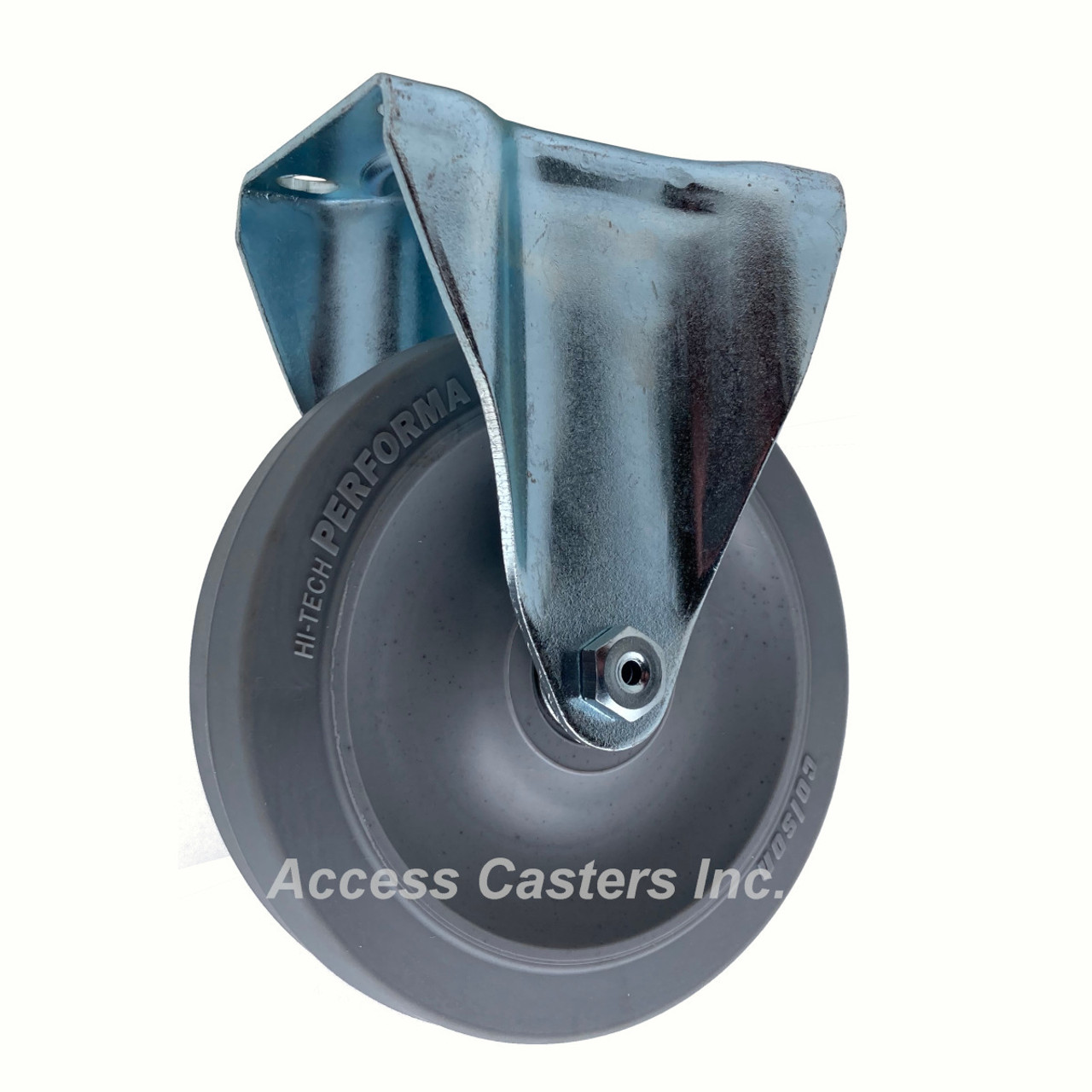 5P20PFR 5" rigid caster with Colson Performa rubber wheel