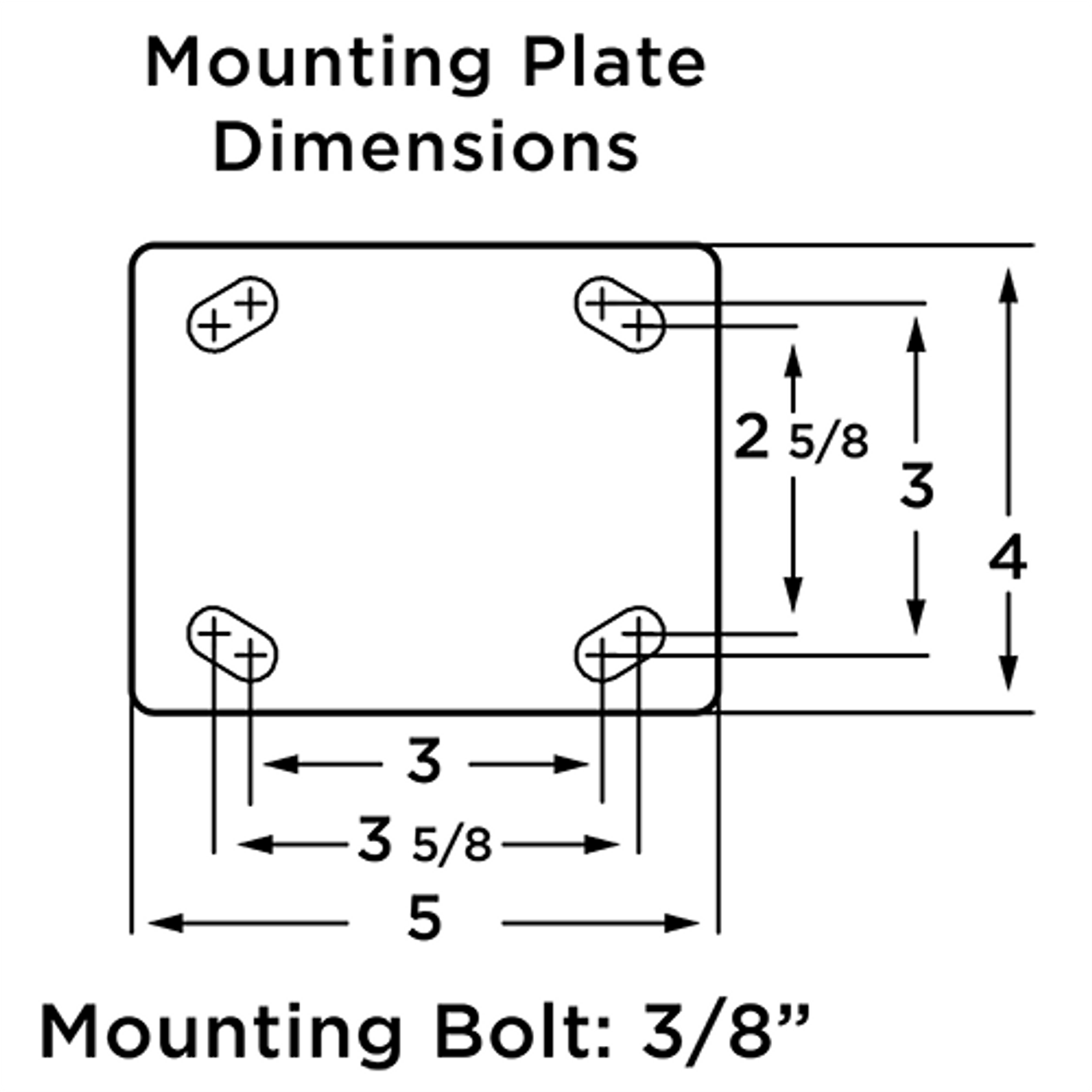 R-ZFWH-4SWC85 Hamilton Spinfinity  ZFWH Series Rigid Caster with 4" x 2" UltraGlide™ (95A) Twin Wheel Grey Tread on Aluminum Cor