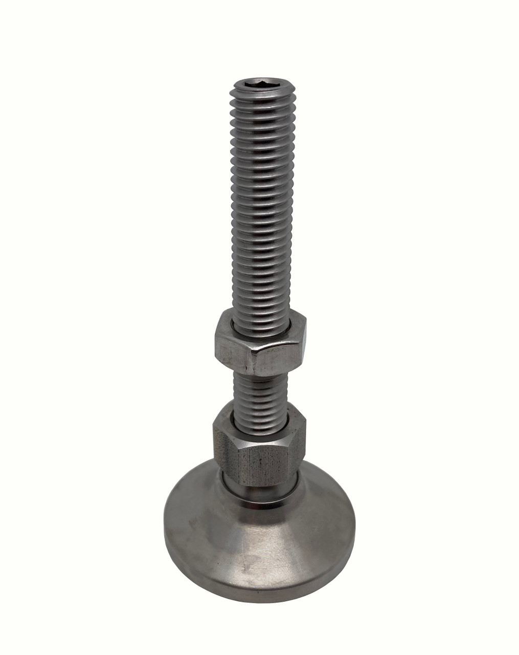 LV5013-SS-SX Stainless steel leveler, 1/2-13 x 3 stem