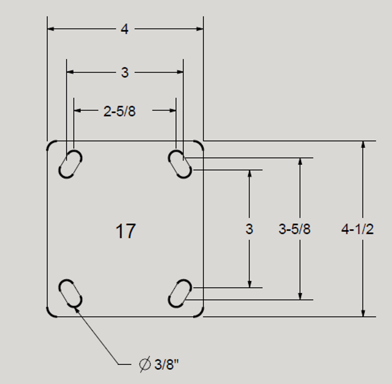 S6HT6-R 6 Inch Stainless Steel Rigid Caster with High Temperature Phenolic Wheel