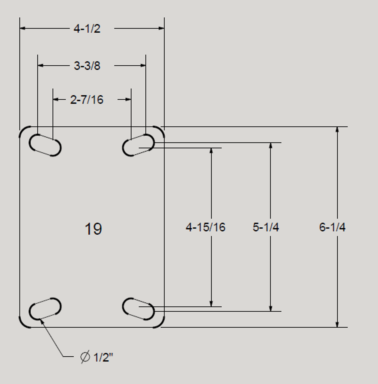 S58GN8 8 Inch Heavy Duty Stainless Rigid Caster with High-Temperature Wheel