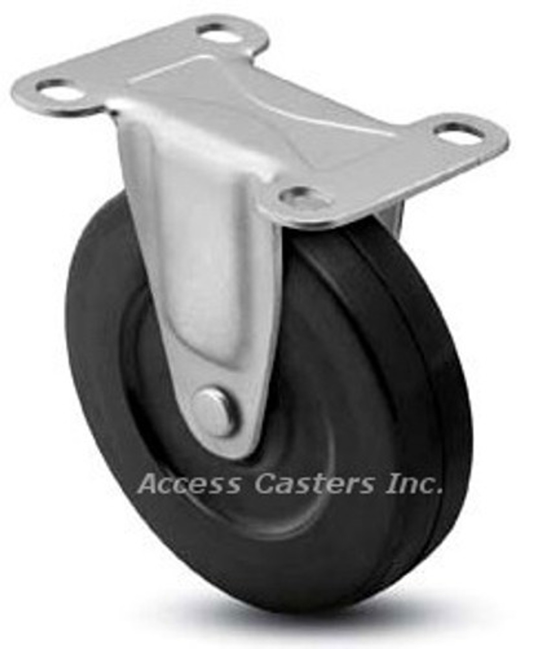 5HRERR 5" Rigid Caster Hard Rubber Wheel