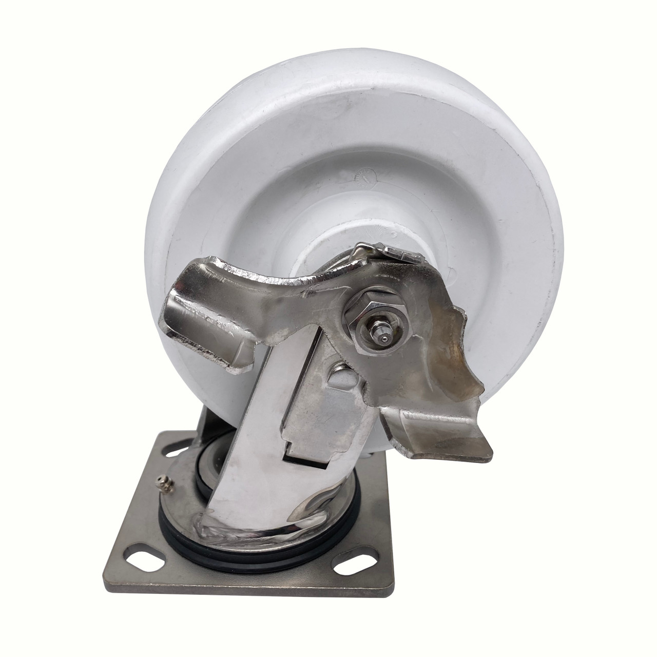 6" 316 stainless steel swivel caster with brake