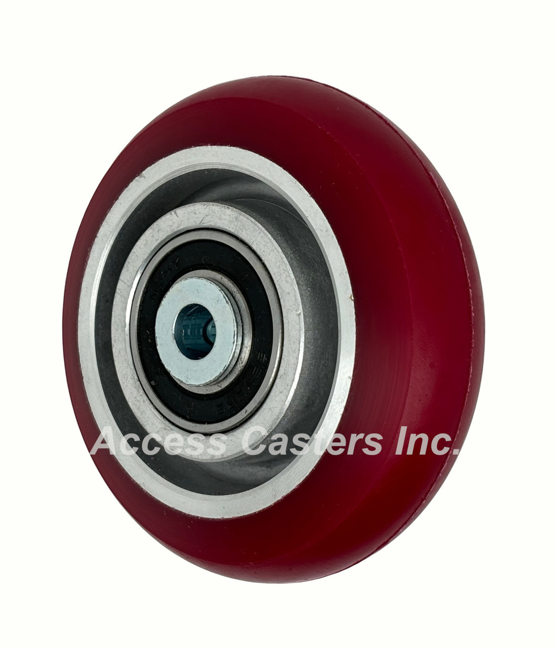2.00004.AX8 Maroon CG Max Wheel, 4" x 1-1/4", 500 pound capacity
