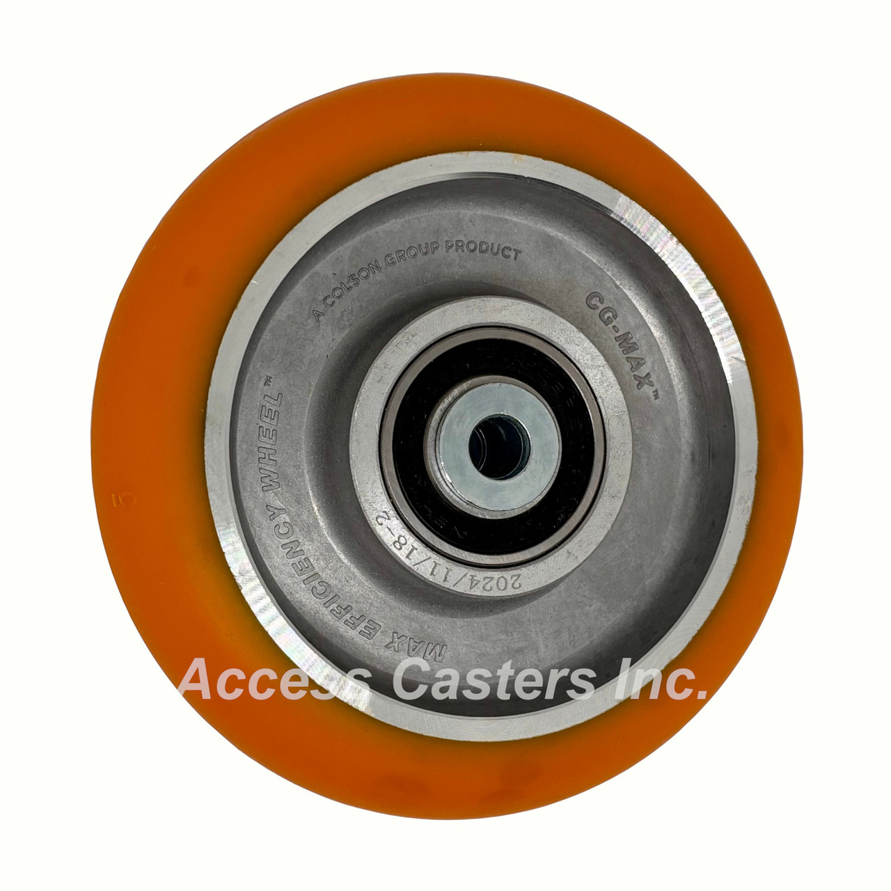 2.00005.AN8 Yellow CG Max Wheel, 5" x 1-1/4", 550 pound capacity