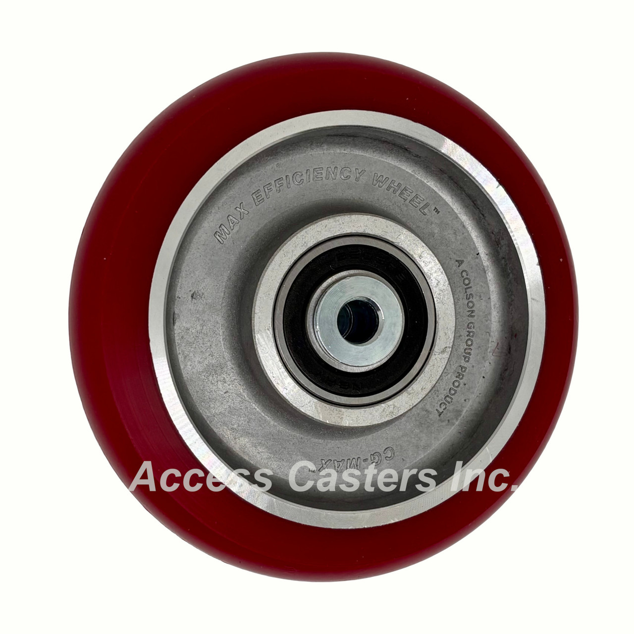 2.00005.AX8 Maroon CG Max Wheel, 5" x 1-1/4", 500 pound capacity