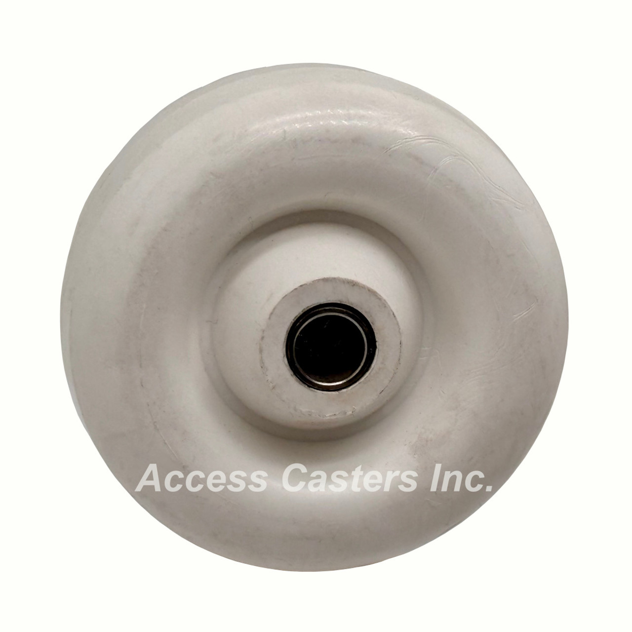 LD316PO3-S Light Duty 3 Inch 316 Stainless Steel Swivel Caster, White Polyolefin Wheel