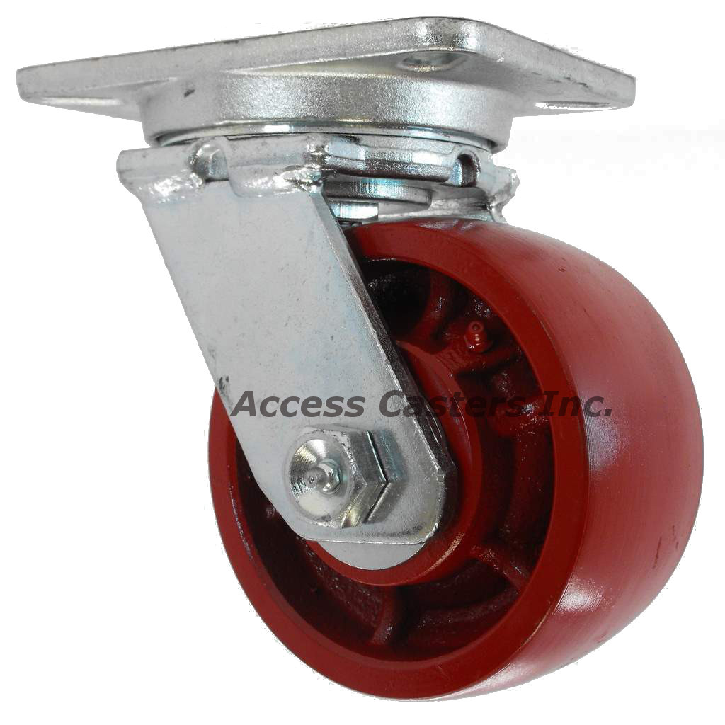 8DCD56S 8" Heavy Duty Swivel Caster with Ductile Iron Wheel