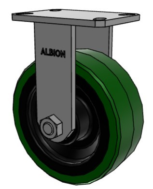 310PX08501R Albion 8" Heavy-Duty Rigid Caster