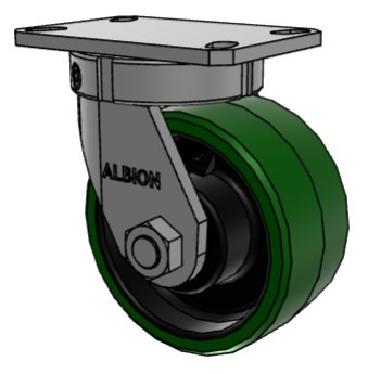 310PX06501S Six Inch heavy-duty kingpinless caster