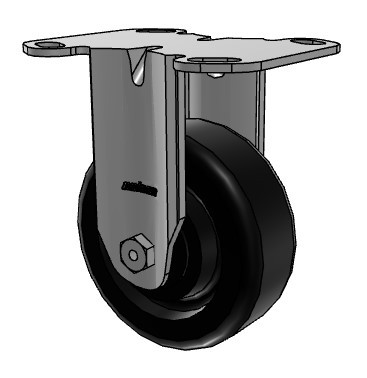 3.00408.309 Colson 4" Rigid Caster with Phenolic Wheel