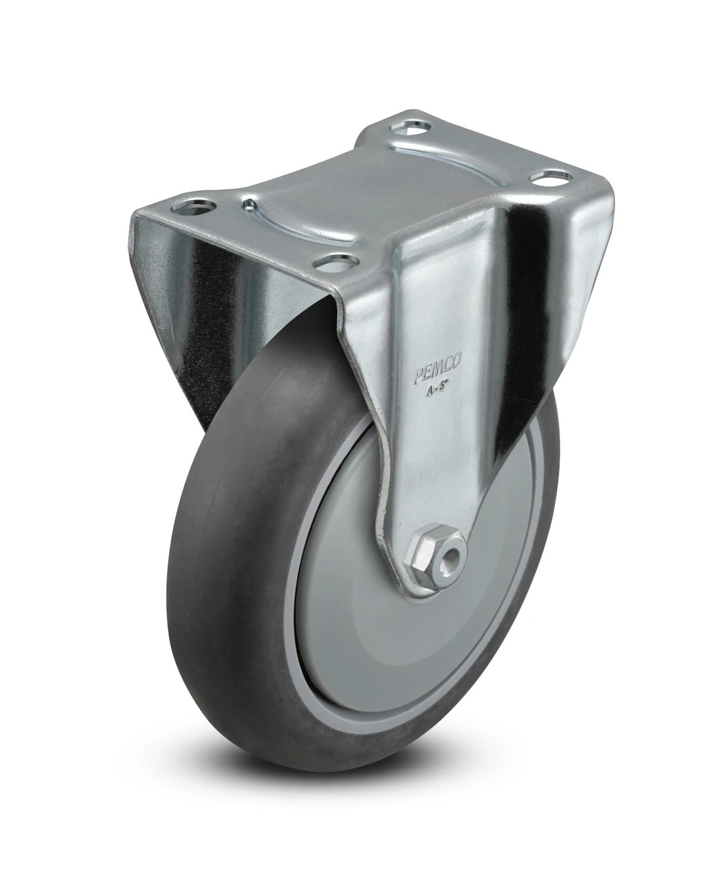 5" TPR rigid caster wheel