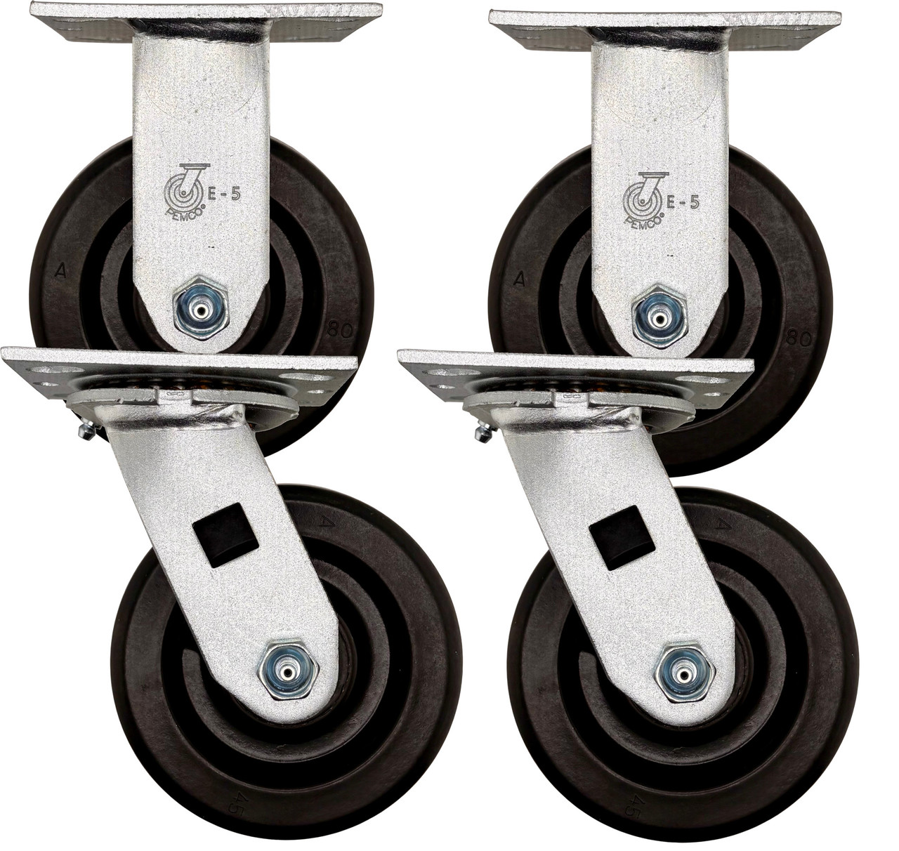 5" Phenolic Medium Duty Caster Wheel SET