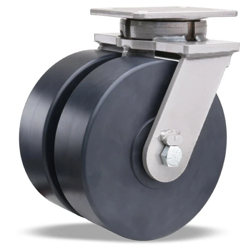 S-ZFSEC2-13NYB Hamilton Spinfinity® Super Endurance Dual Swivel Caster with 10" x 3" Nylast Wheel