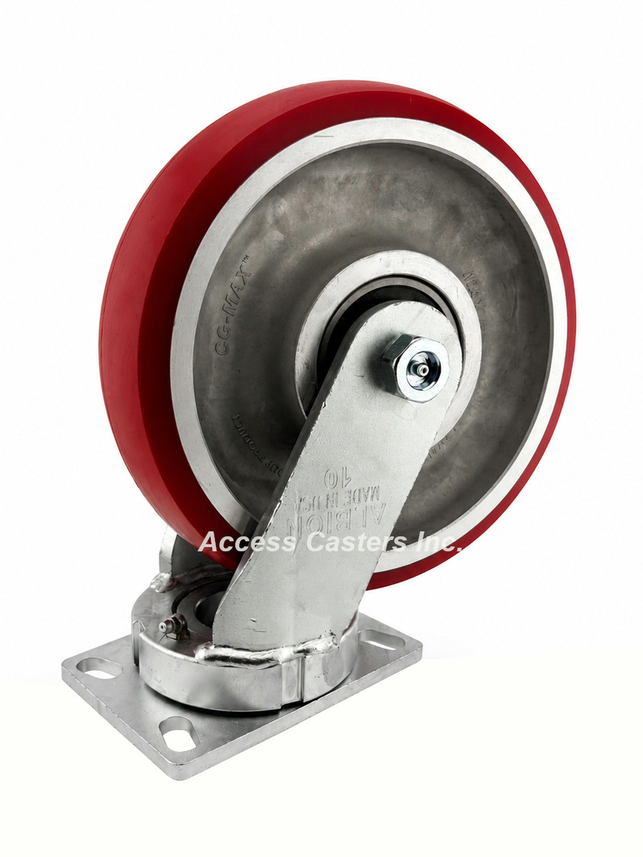 Towable 10" Kingpinless Swivel Caster