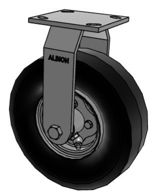 16SF08527R Albion 8 Inch Pneumatic Swivel Caster