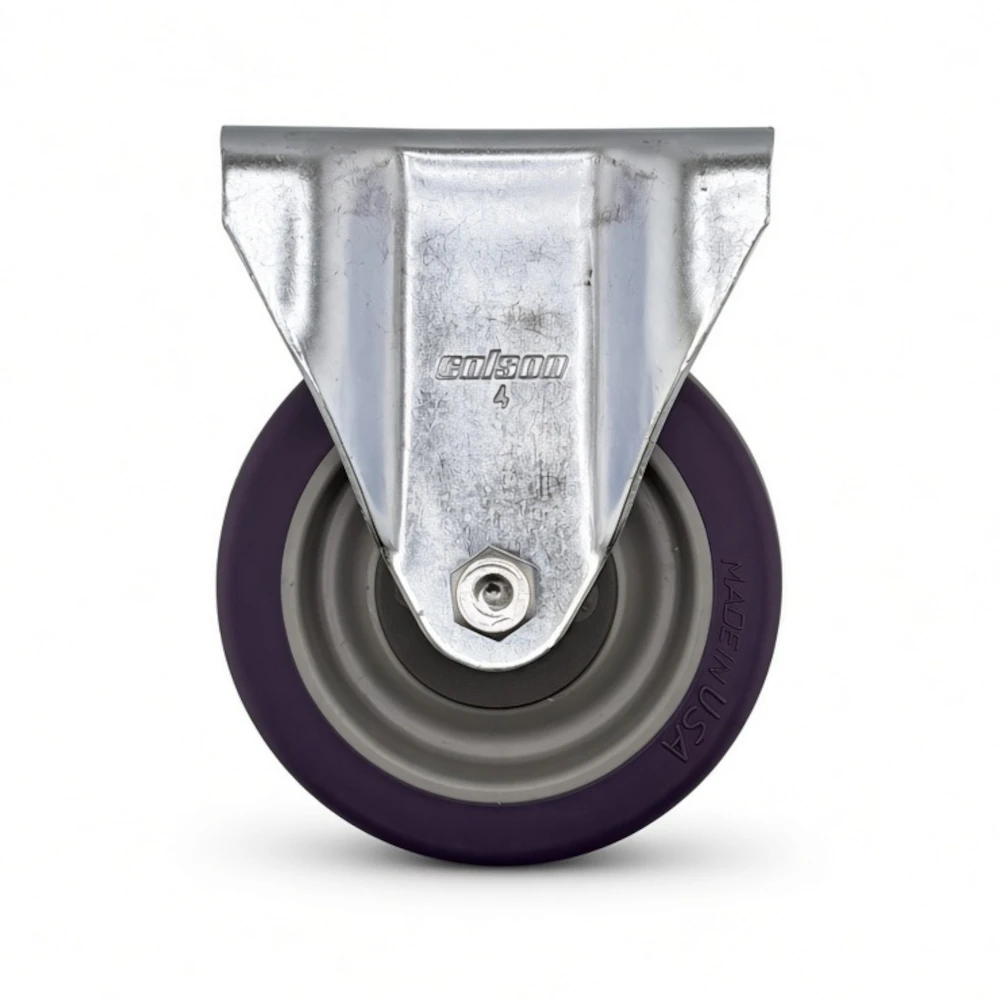 2.04208.HF8 Colson 4" Rigid Caster with HydroTech Wheel