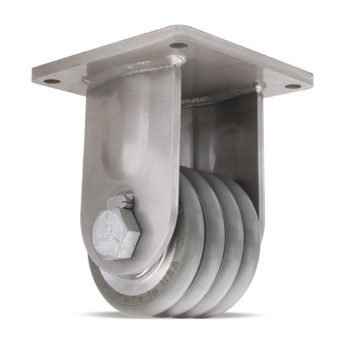 R-MD-64SWC95 Hamilton Rigid Caster, 6x4 UltraGlide Quad Wheel