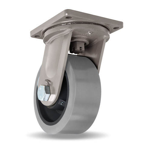 S-MD-104SGB95 Hamilton Maxi-Duty Swivel Caster with 10" x 4" Ultra-Thick DuraGlide Polyurethane on Forged Steel Wheel