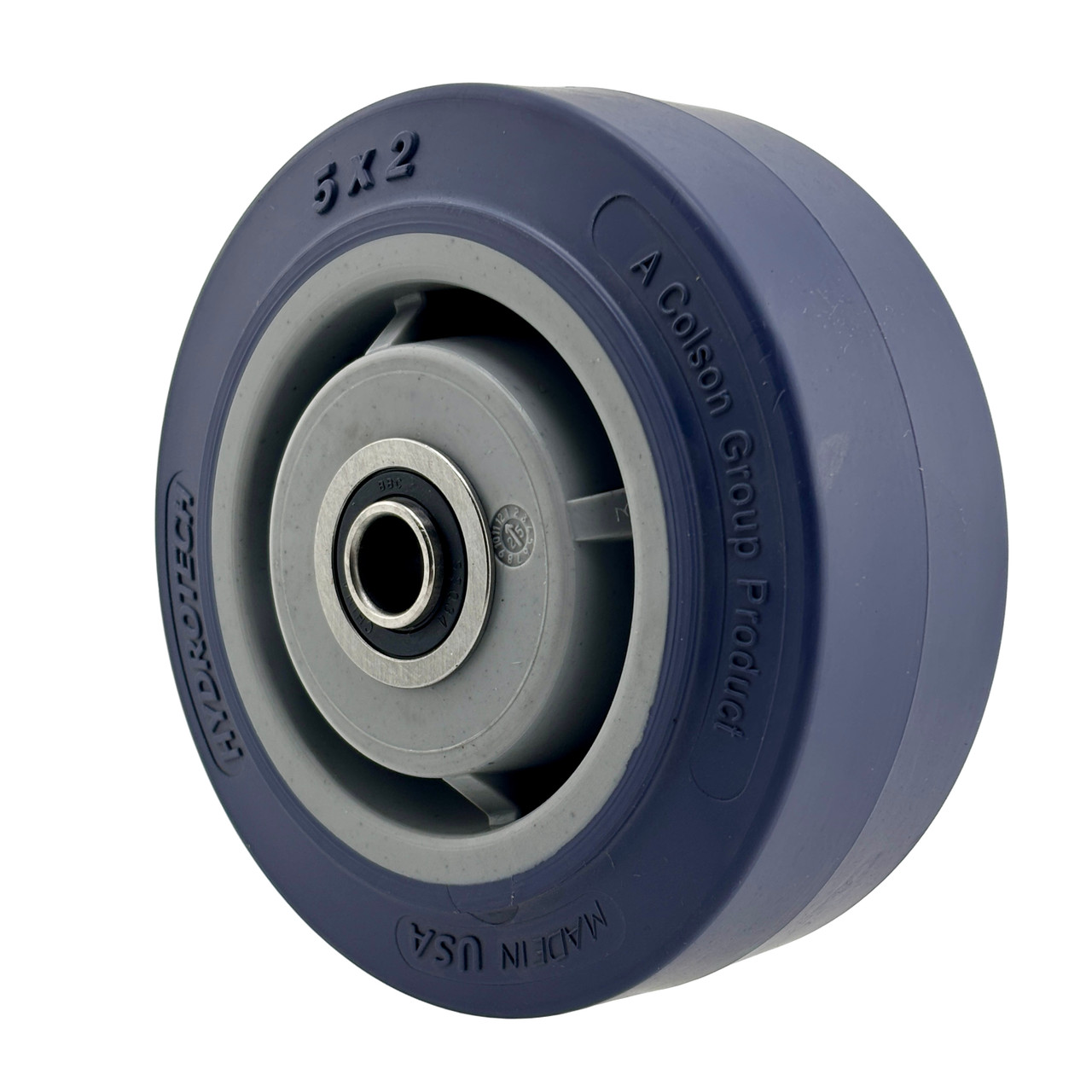 HF0522908SS 5 x 2 Hydrotech Wheel with Stainless Steel Pedestal Ball Bearings