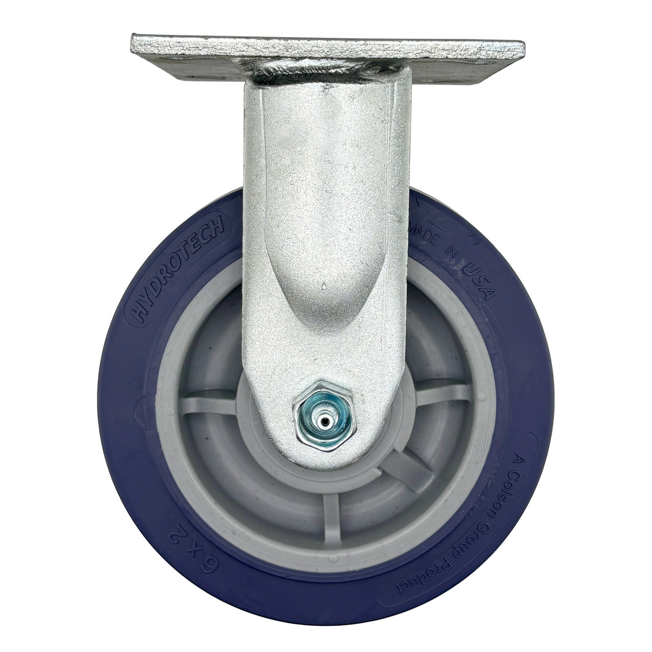 ER6X2TPEB 6 Inch Rigid Caster with Hydrotech Wheel with Precision Ball Bearings