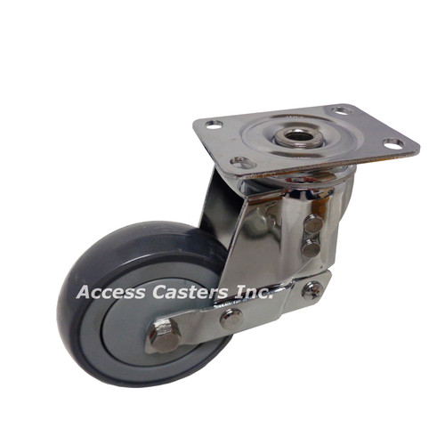 SATP40GI 4 Inch light duty spring loaded swivel caster