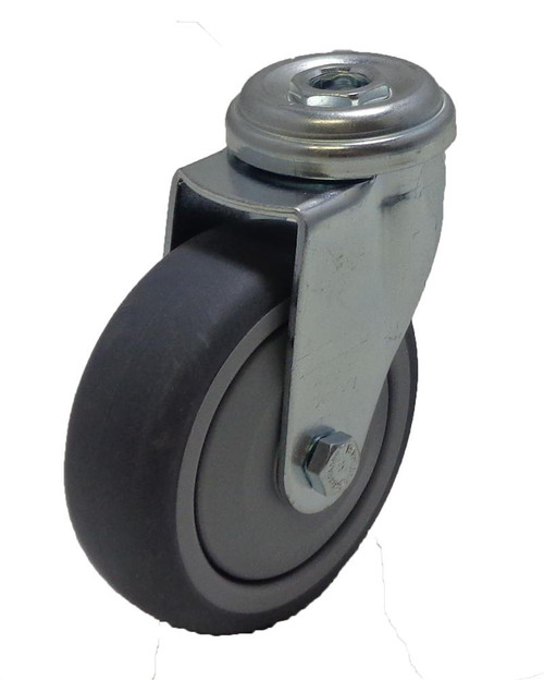 LRA-TPA 50K-FK Blickle 2" Swivel Caster TPE Wheel Hollow Kingpin Ball Beari