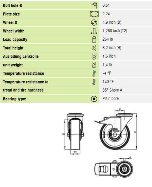 LKRXA-TPA 126G-FI dimensions