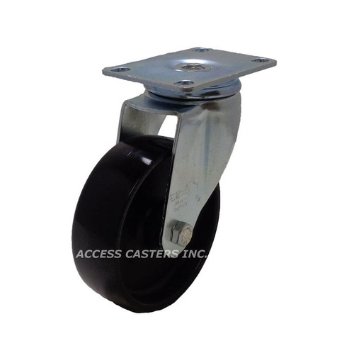 LKPA-POA 125G-12 Blickle 5 in Swivel Caster POA Wheel Plate Caster Plain LKPA-POA 125G-12 Blickle 5 in Swivel Caster POA Wheel Plate Caster Plain