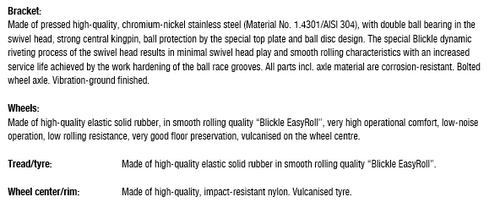 LEXR-POEV 100XKA-FI-SG Wheel and Bracket information