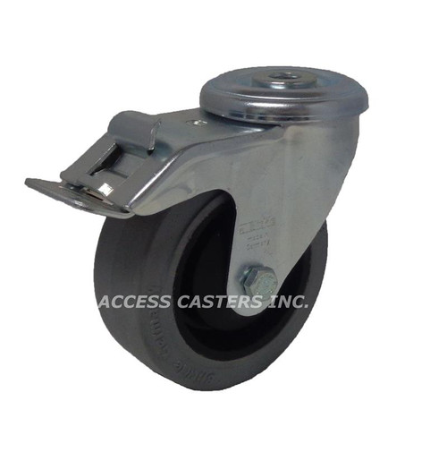 LER-POEV 100K-FI-SG Blickle 4 in Swivel Plate Caster POEV Wheel Brake