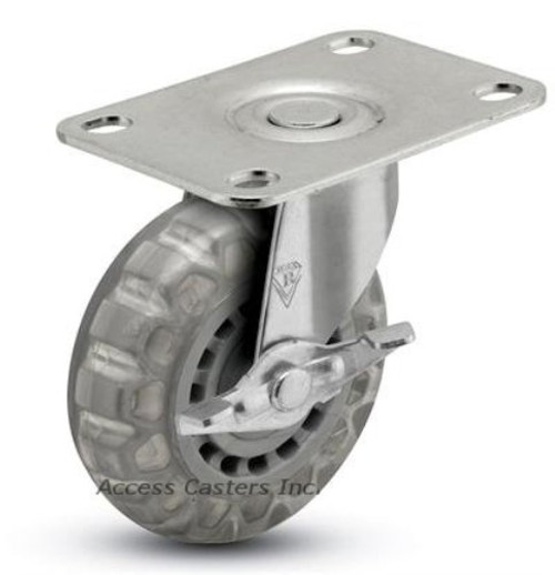 Vipor Single Wheel Top Plate with Brake