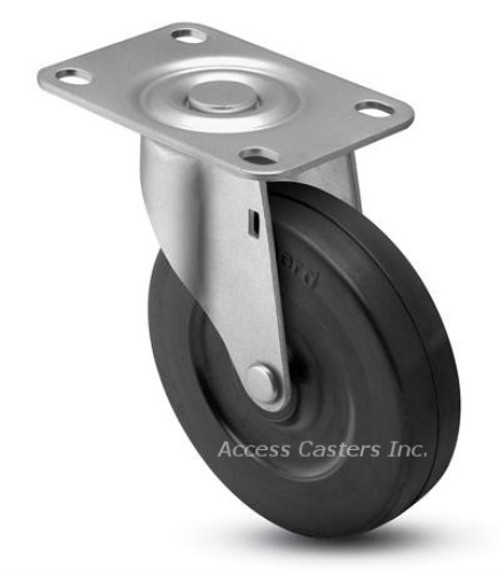 Soft Rubber Single Wheel Top Plate