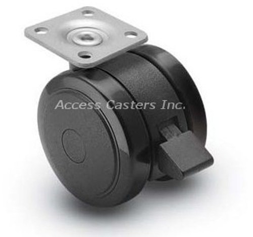 Nylon or Urethane Twin Wheel Top Plate with Break