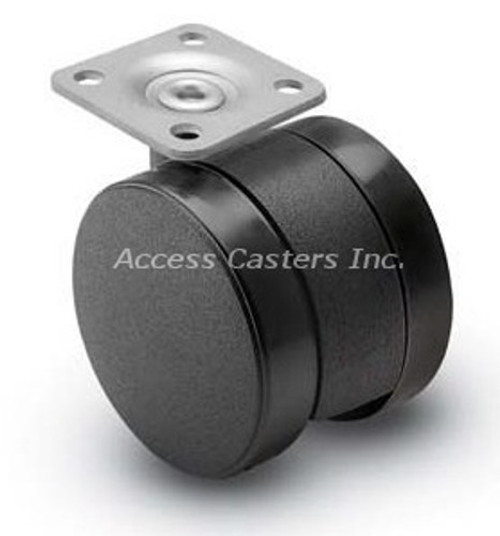 Nylon or Urethane Twin Wheel Top Plate