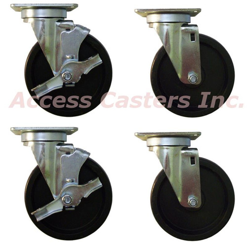 5PPTPS Pitco 5" caster set