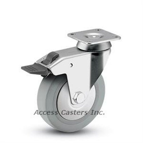 5 inch Total Lock Razor Medical Caster Wheel