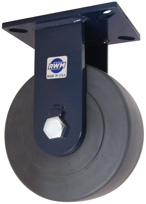 76-NYB-1230-R RWM 12" Rigid Caster with Nylatron HD Wheel 76-NYB-1230-R RWM 12" Rigid Caster with Nylatron HD Wheel