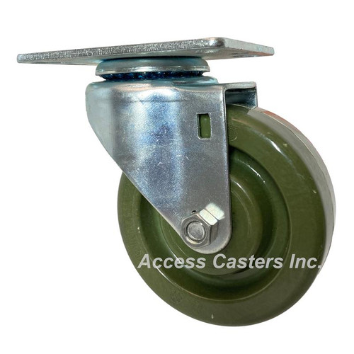 4DOG11S 4" Swivel Plate Caster, High-Temperature Green Wheel 4DOG11S 4" Swivel Plate Caster, High-Temperature Green Wheel
